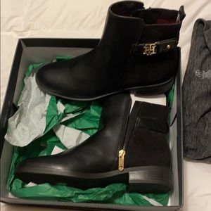 Tommy Hilfiger black boots